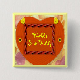 世界で最も最高のなお父さんボタン 缶バッジ