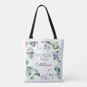 世界で最も最高のなエステティシャンのギフトのトートバック トートバッグ (裏面)