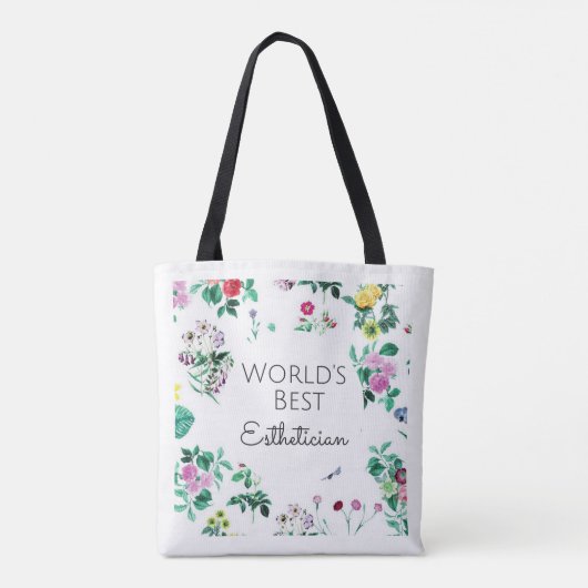 世界で最も最高のなエステティシャンのギフトのトートバック トートバッグ (裏面)