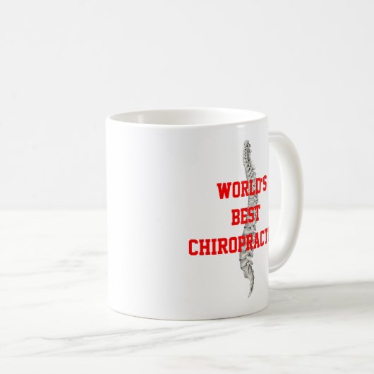 世界で最も最高のなカイロプラクターのコーヒー・マグ コーヒーマグカップ (正面右)