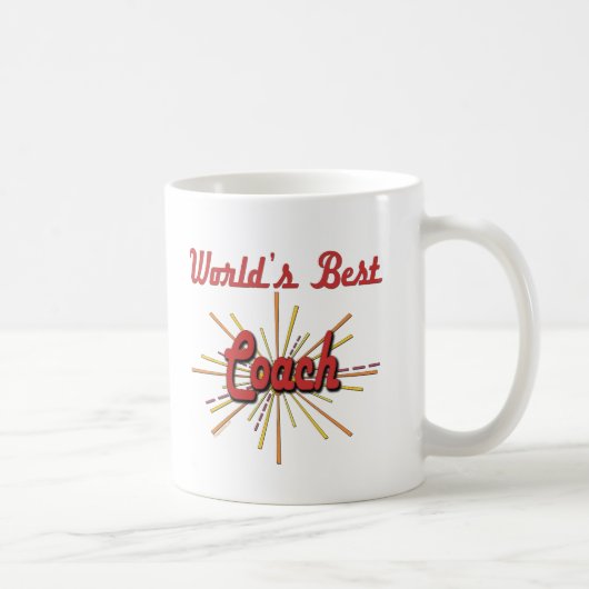 世界で最も最高のなコーチのギフト コーヒーマグカップ (右)