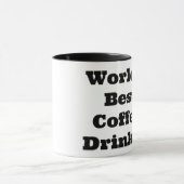 世界で最も最高のなコーヒー酒飲み マグカップ (中央)