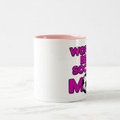 世界で最も最高のなサッカーのお母さんのマグ ツートーンマグカップ (中央)