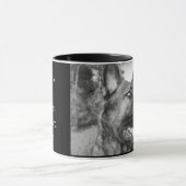 世界で最も最高のなジャーマン・シェパードのお母さん マグカップ (中央)