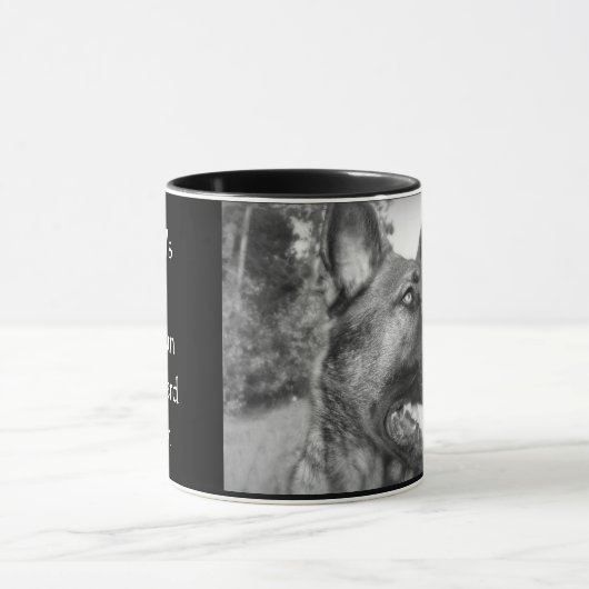 世界で最も最高のなジャーマン・シェパードのお母さん マグカップ (中央)