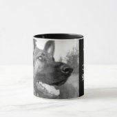 世界で最も最高のなジャーマン・シェパードのパパ マグカップ (中央)