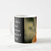 世界で最も最高のなジャーマン・シェパードのパパ マグカップ (正面左)