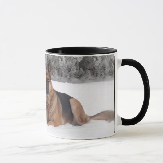 世界で最も最高のなジャーマン・シェパードのパパ マグカップ (右)