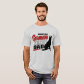 世界で最も最高のなジャーマン・シェパードのパパ Tシャツ (正面フル)