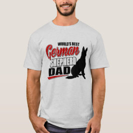 世界で最も最高のなジャーマン・シェパードのパパ Tシャツ