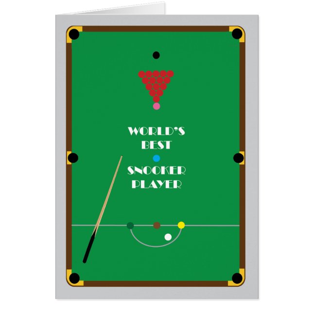 世界で最も最高のなスヌーカープレーヤー (正面)