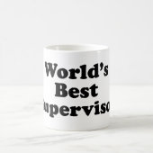 世界で最も最高のなスーパーバイザー コーヒーマグカップ (中央)