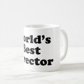 世界で最も最高のなディレクター コーヒーマグカップ (正面右)