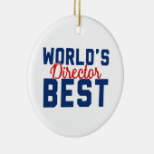 世界で最も最高のなディレクター セラミックオーナメント (右)