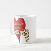 世界で最も最高のなトラックの運転手 コーヒーマグカップ (正面左)