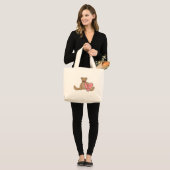 世界で最も最高のなナナのtotebag ラージトートバッグ (正面(モデル))