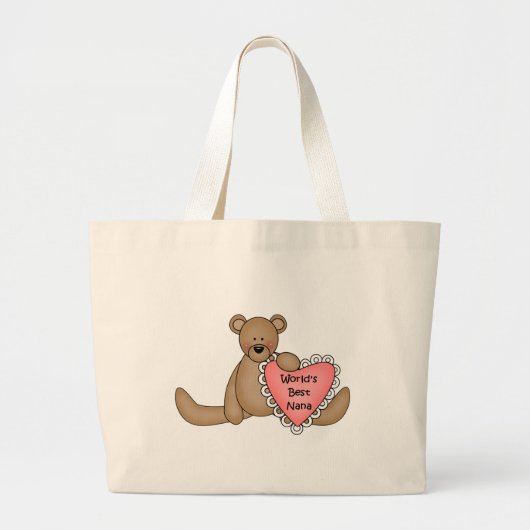 世界で最も最高のなナナのtotebag ラージトートバッグ (正面)