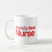世界で最も最高のなナースのコーヒー・マグ コーヒーマグカップ (左)