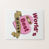 世界で最も最高のなナース ジグソーパズル (横)