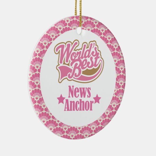 世界で最も最高のなニュースのいかりのギフトのオーナメント セラミックオーナメント (右)