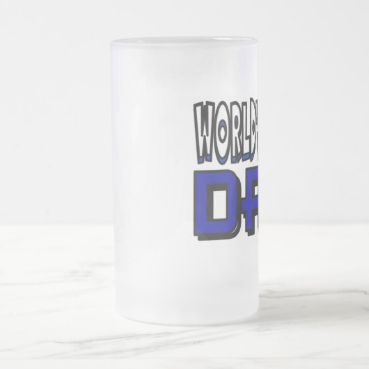 世界で最も最高のなパパによって曇らされるマグ フロストグラスビールジョッキ (中央)