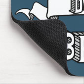 世界で最も最高のなパパのタイポグラフィの文字のマウスパッド マウスパッド (コーナー)