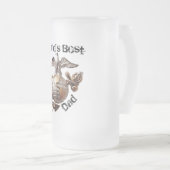 世界で最も最高のなパパのビールのジョッキ フロストグラスビールジョッキ (正面右)