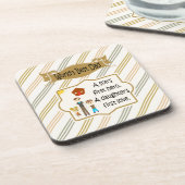 世界で最も最高のなパパの飲み物用コースター コースター (左側)