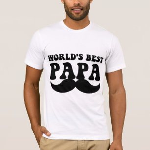 世界で最も最高のなパパの髭 Tシャツ