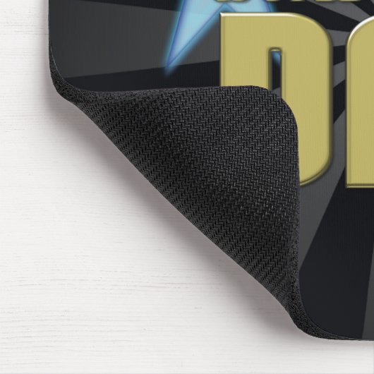 世界で最も最高のなパパの黒か金ゴールドは父の日を冷却します マウスパッド (コーナー)