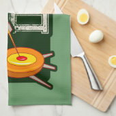 世界で最も最高のなパパ; アーチェリー キッチンタオル (四つ折り)