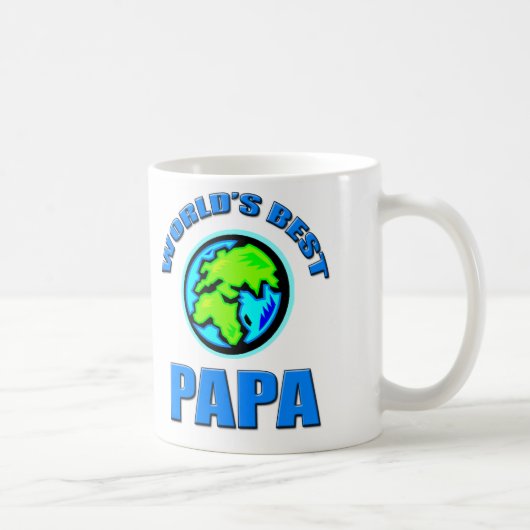 世界で最も最高のなパパ コーヒーマグカップ (右)