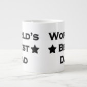 世界で最も最高のなパパ ジャンボコーヒーマグカップ (正面)