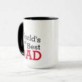 世界で最も最高のなパパ(冗談のマグ) マグカップ (正面左)