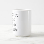 世界で最も最高のなベビーのお父さんのコーヒー・マグ コーヒーマグカップ (中央)