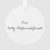 世界で最も最高のなボスのギフトのオーナメント オーナメント (裏面)