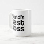 世界で最も最高のなボスのコーヒー・マグ コーヒーマグカップ (正面左)