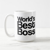 世界で最も最高のなボスのコーヒー・マグ コーヒーマグカップ (左)