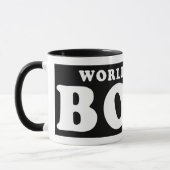 世界で最も最高のなボスのマグ マグカップ (左)