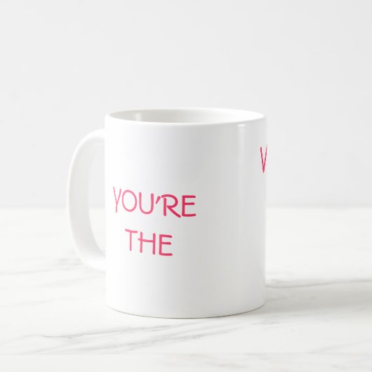 世界で最も最高のなボス、あなたは コーヒーマグカップ (正面左)