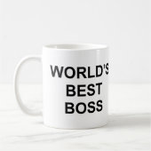 世界で最も最高のなボス コーヒーマグカップ (左)