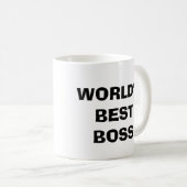 世界で最も最高のなボス コーヒーマグカップ (正面右)