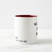 世界で最も最高のなボス ツートーンマグカップ (中央)