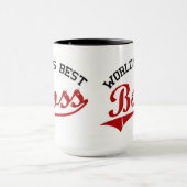 世界で最も最高のなボス マグカップ (中央)