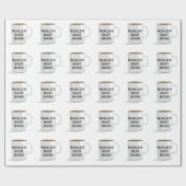 世界で最も最高のなボス ラッピングペーパー (フラット)