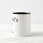 世界で最も最高のなマグ ツートーンマグカップ (中央)