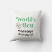 世界で最も最高のなマッサージセラピスト クッション (裏面)