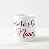 世界で最も最高のなママのNiniの祖母、乳母 コーヒーマグカップ (中央)