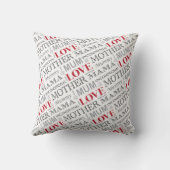 世界で最も最高のなミイラのイギリスの母の日のギフト クッション (裏面)