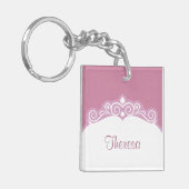 世界で最も最高のなミイラのガーリーなキーホルダー キーホルダー (正面左)